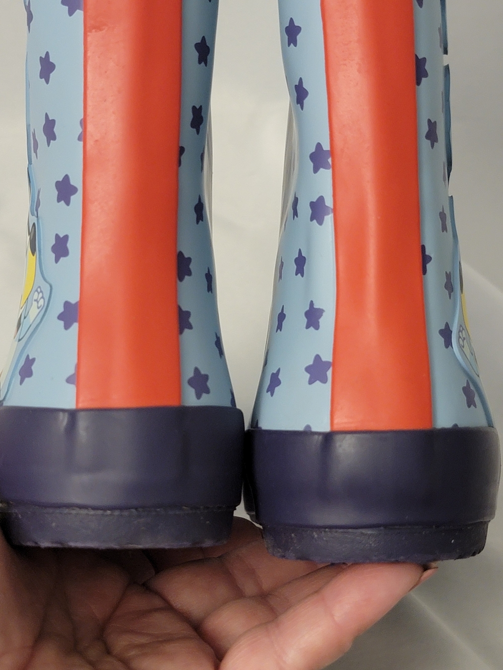 Bluey Light Blue Kids Rain Boots Size 11-12 - Picture 11 of 13
